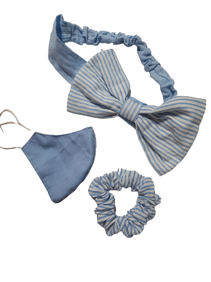 Conjunto 5 (Cintillos, scrunchie y nasobucos)