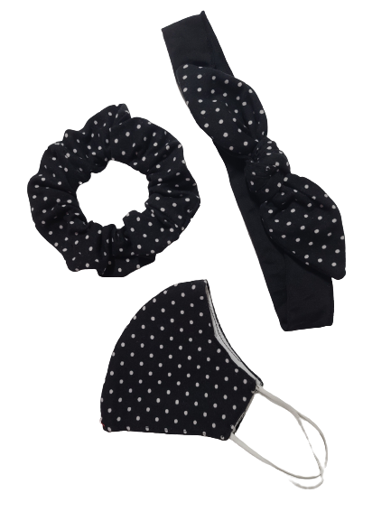 Conjunto 6 (Cintillos, scrunchie y nasobucos)