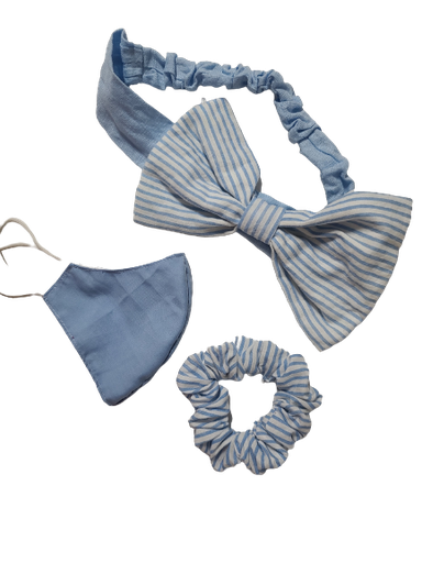 Conjunto 5 (Cintillos, scrunchie y nasobucos)