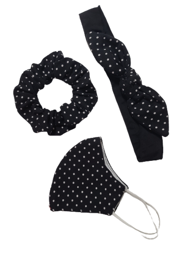 Conjunto 6 (Cintillos, scrunchie y nasobucos)